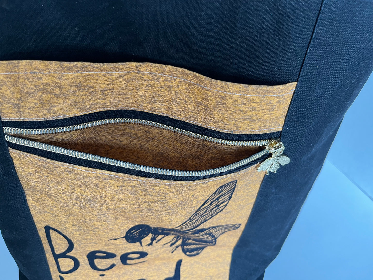Bee Themed Large Project Bag
