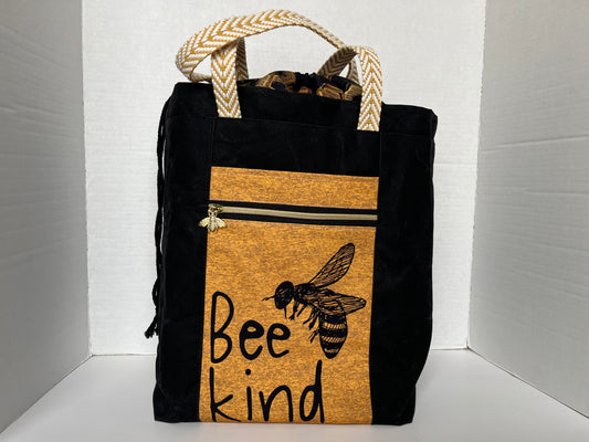 Bee Themed Large Project Bag
