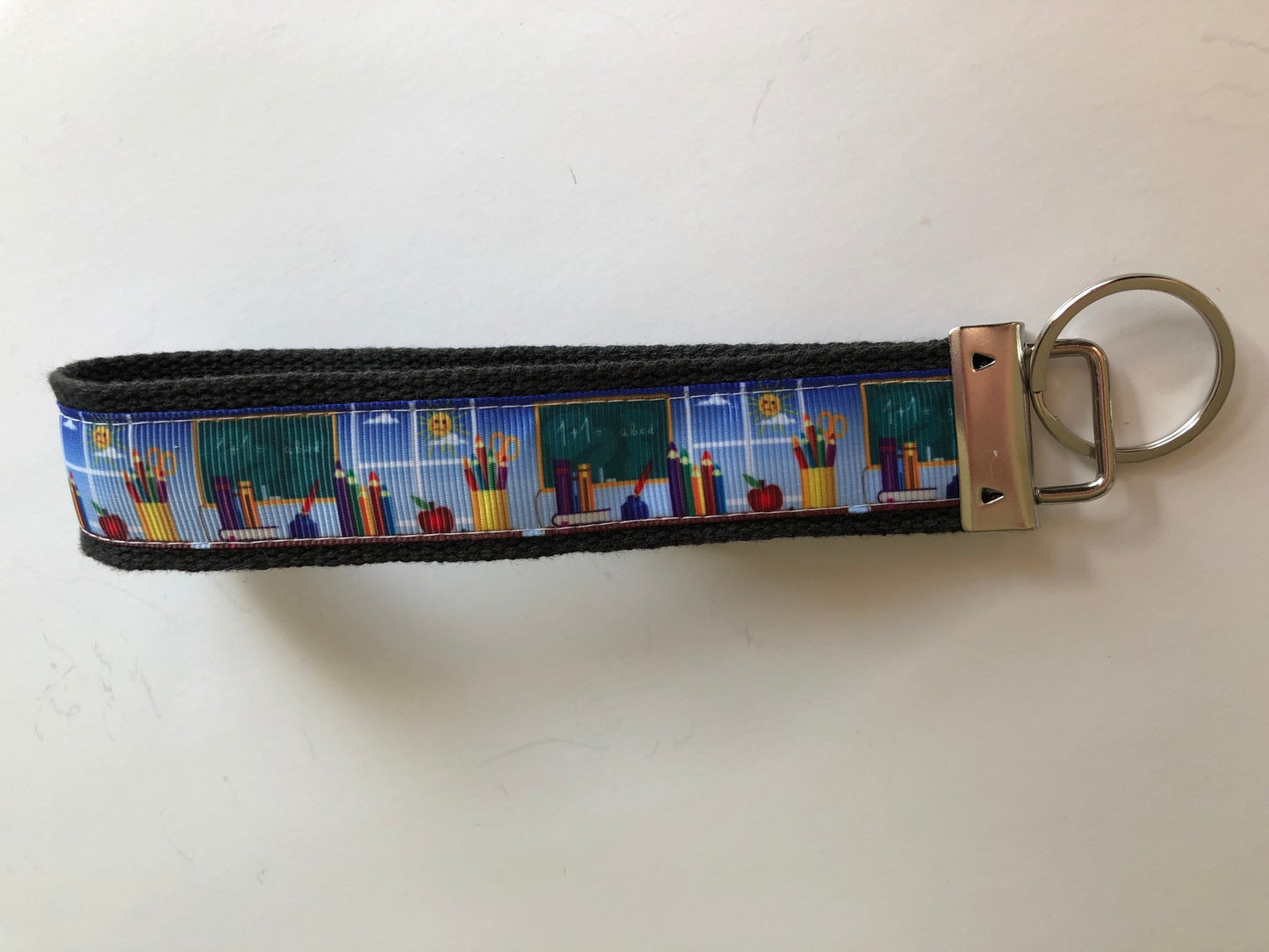 Teacher Key Chain, School Themed Key Fob