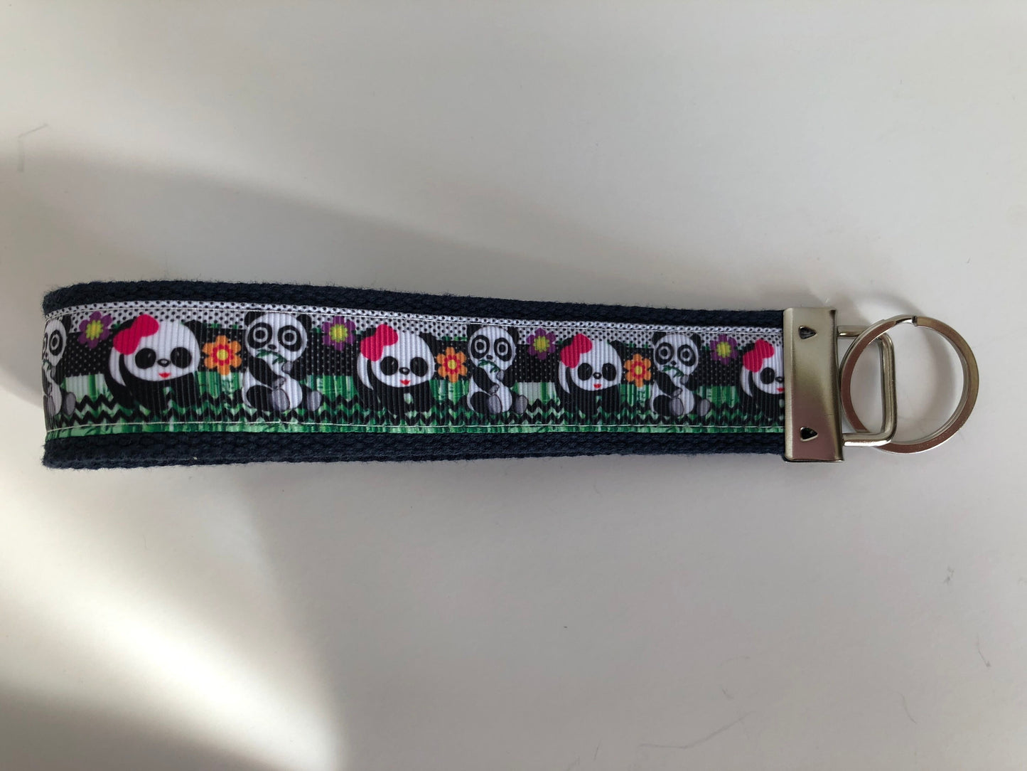 Panda Bear Key Chain, Panda Themed Key Fob
