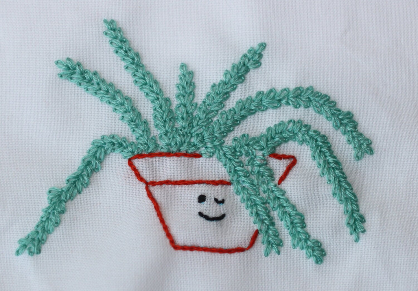 Plant embroidery pattern, Succulent Plant Embroidery Pattern, Christmas Cactus, Burro's Tail and Aloe Vera Plant, Cactus Plant Embroidery