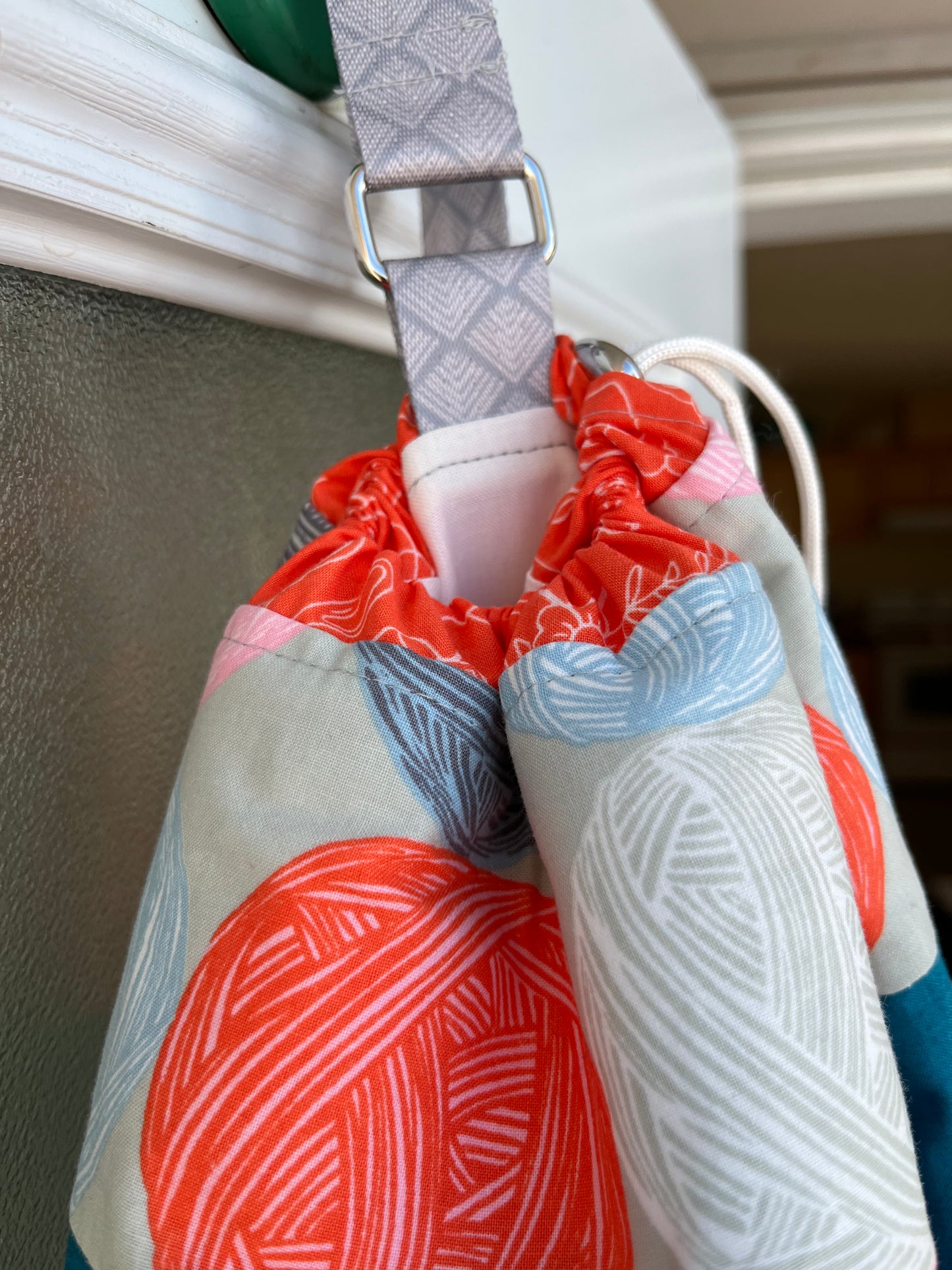 Yoga Mat Bag, Knitting Themed Yoga Bag
