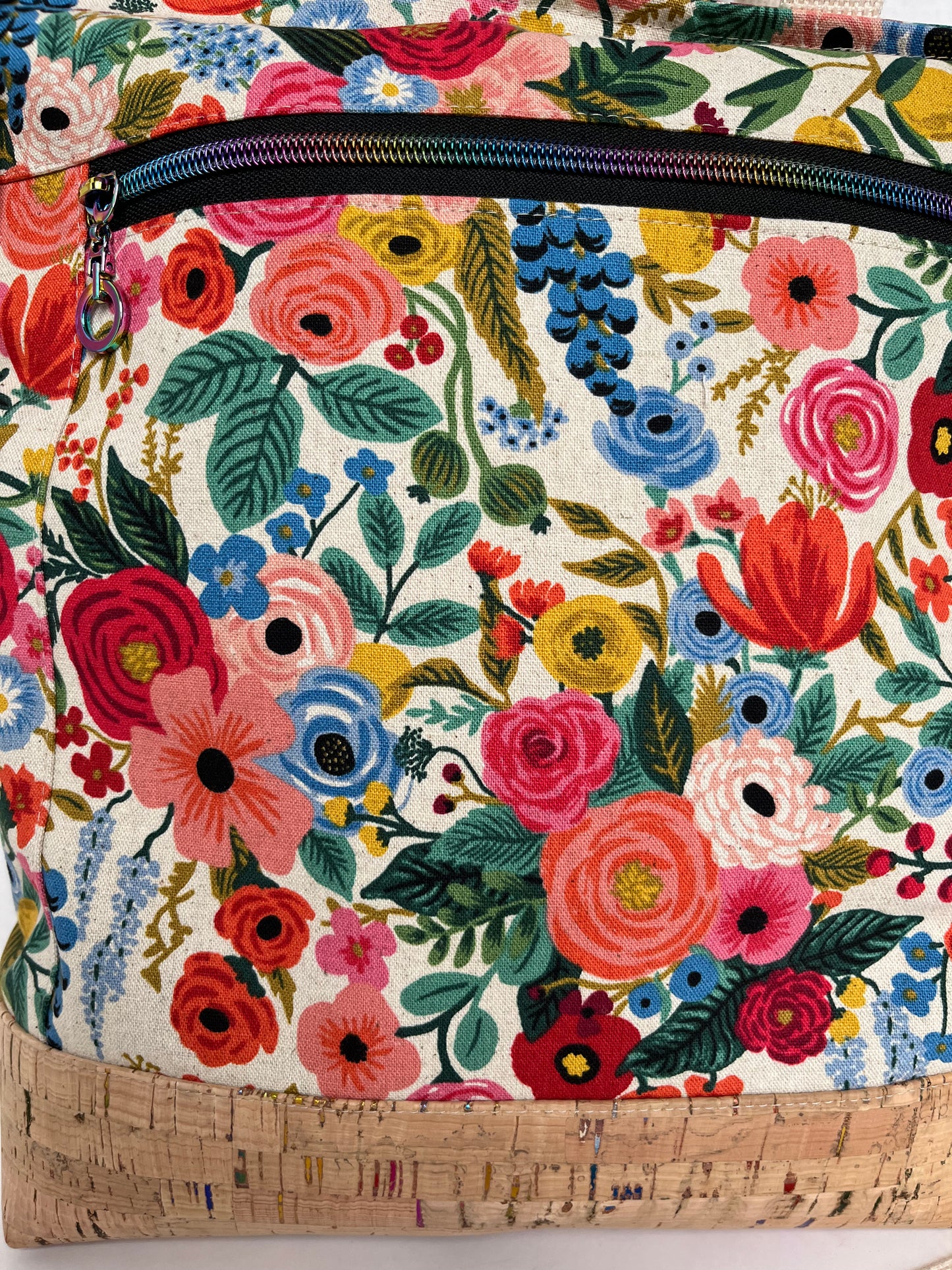 Floral Rifle Paper Co Canvas Cross body Tote Bag