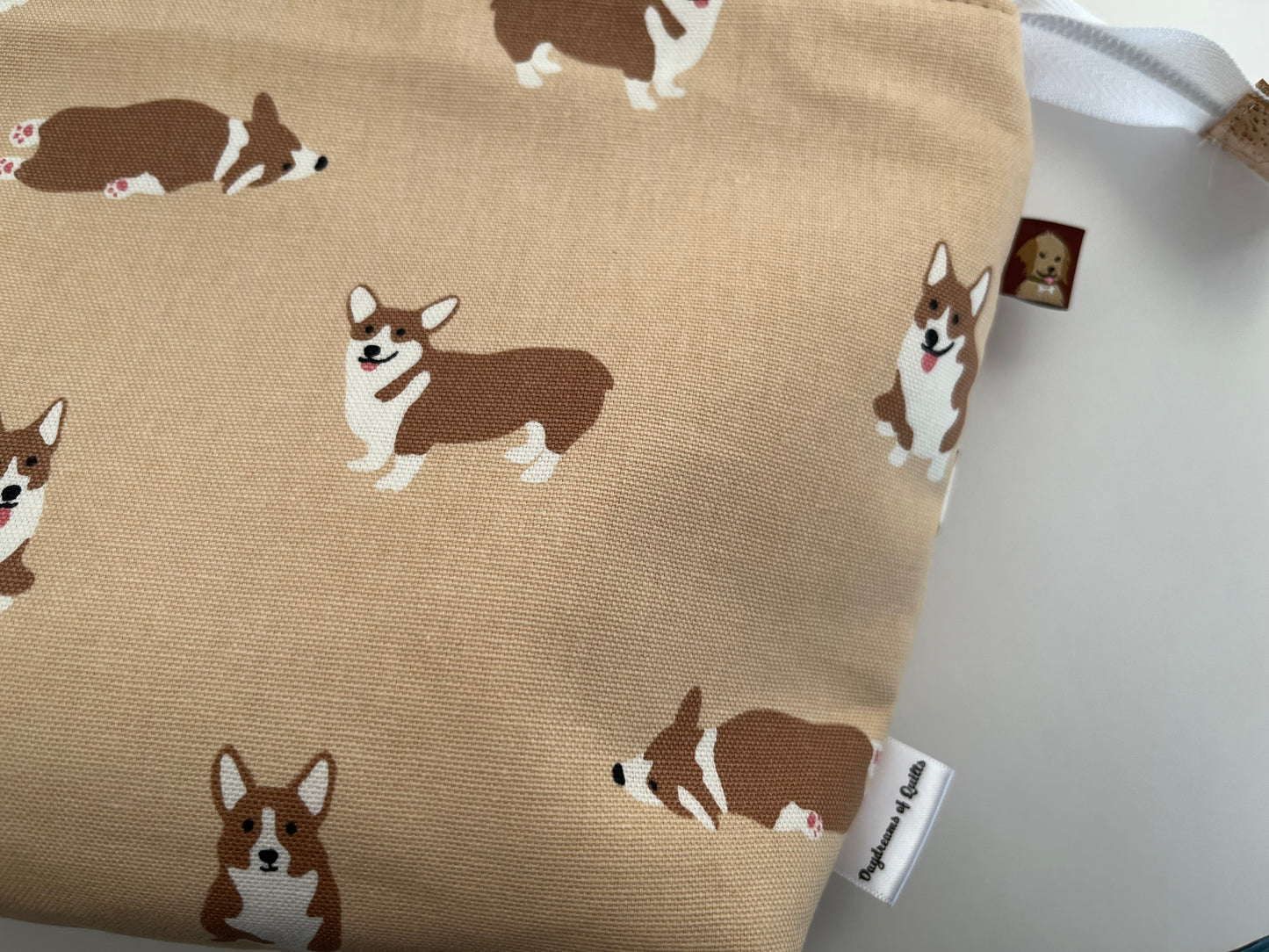 Corgi Dogs Cosmetics Bag Zipper Pouch