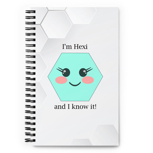 Hexi Hexagon Spiral notebook