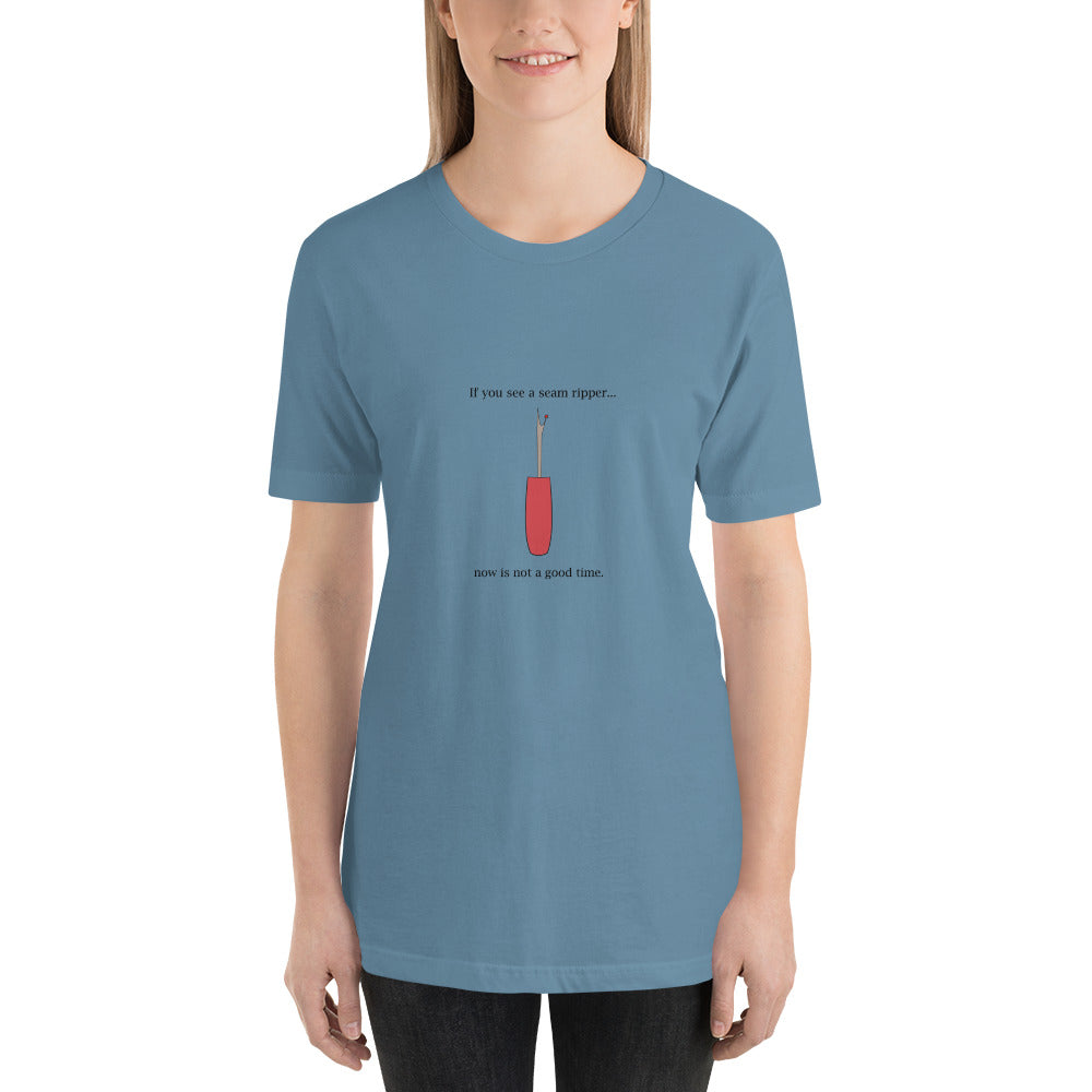 Seam Ripper Short-Sleeve Unisex T-Shirt