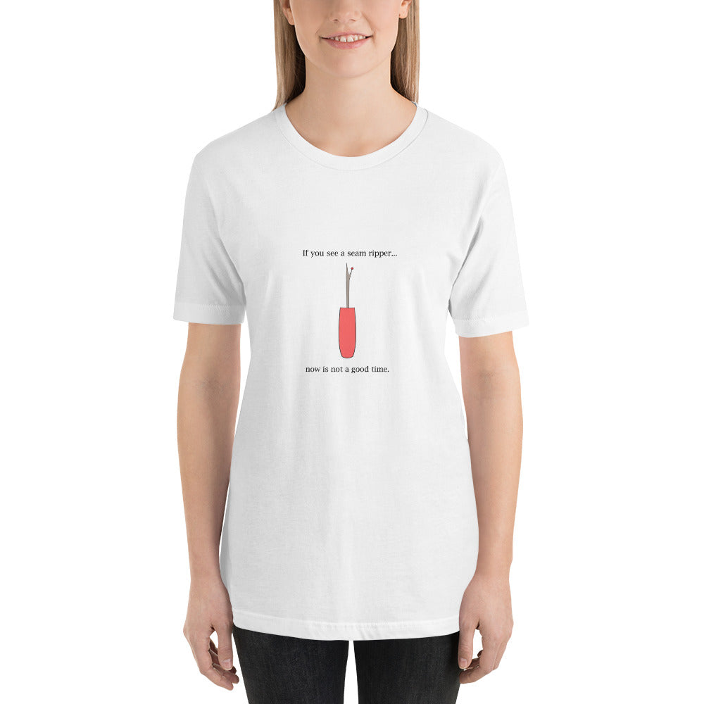 Seam Ripper Short-Sleeve Unisex T-Shirt