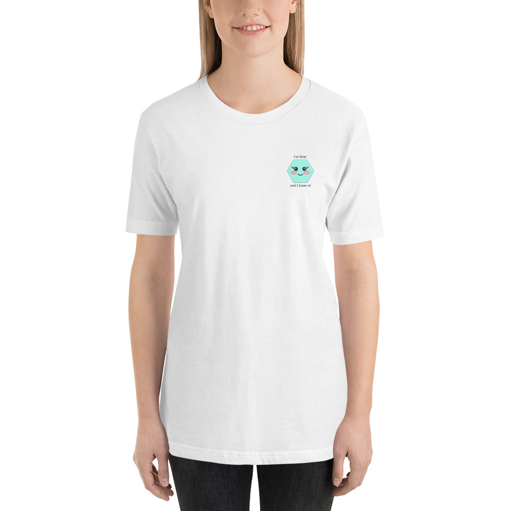 Hexagon Sewing Themed Short-Sleeve Unisex T-Shirt