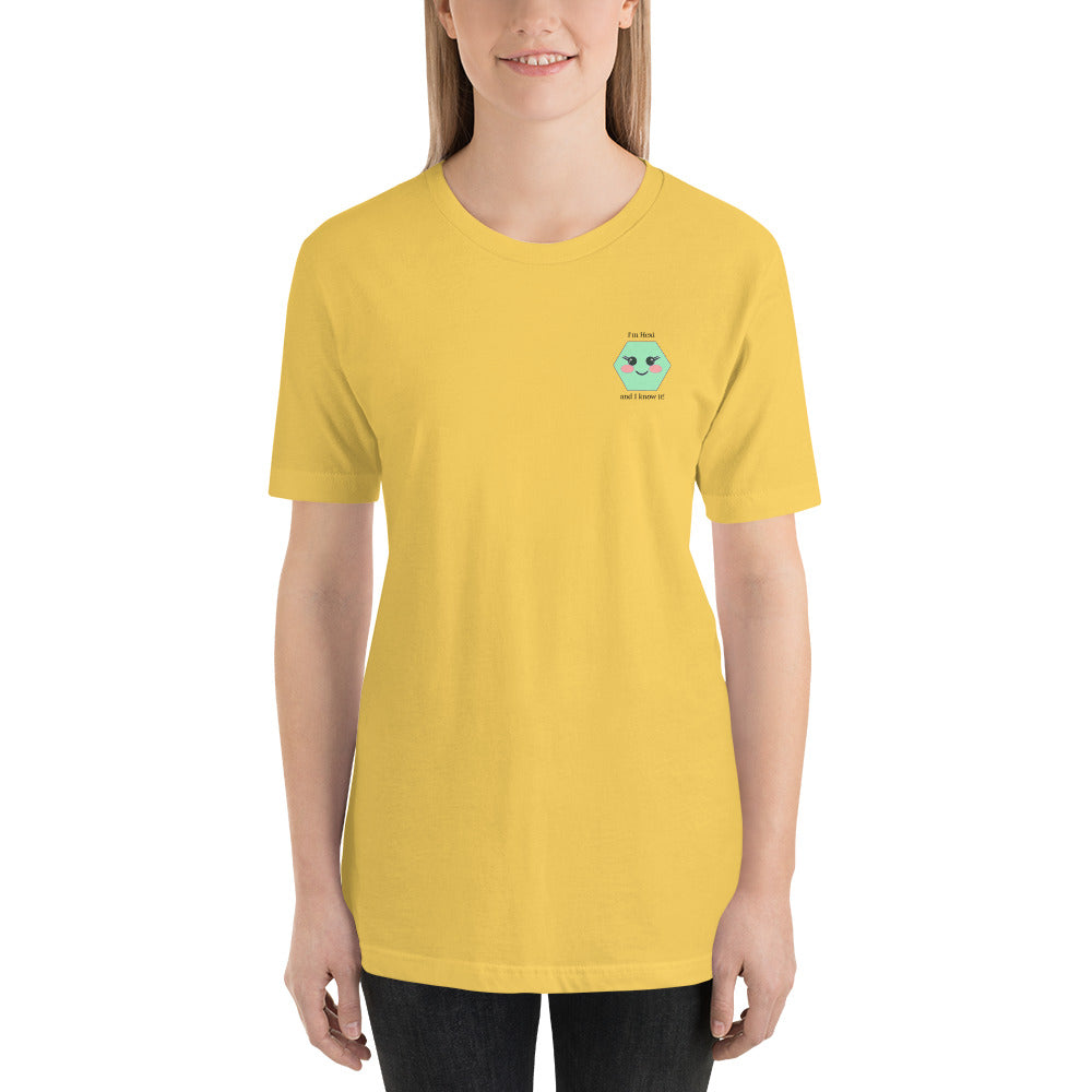 Hexagon Sewing Themed Short-Sleeve Unisex T-Shirt